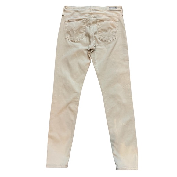 AG Adriano Goldschmied Farrah Skinny Ankle Pants Tan High Rise Women Size 29R - Picture 2 of 12